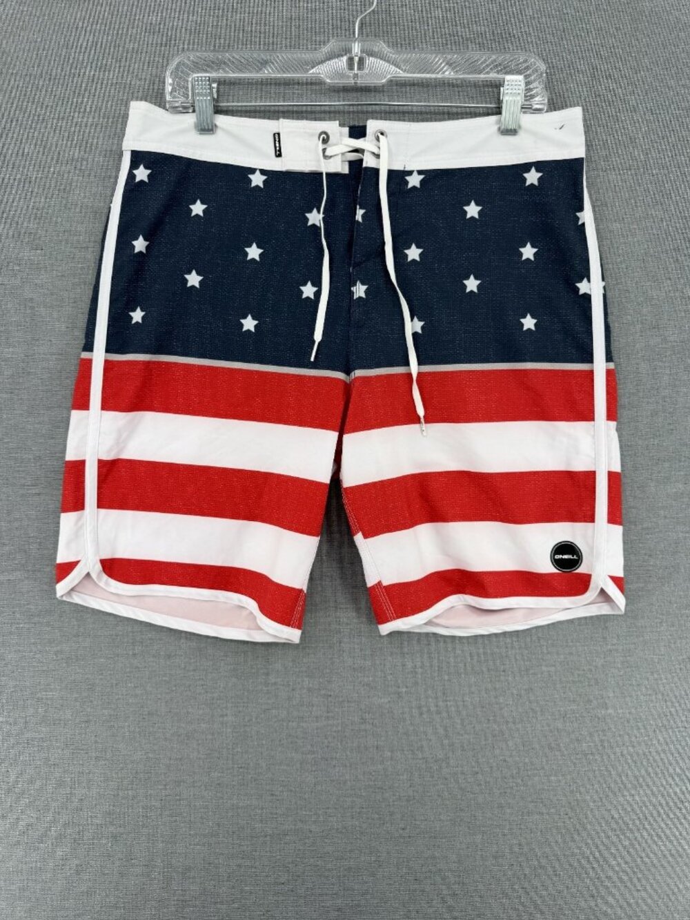 O'Neill Hyperfreak Apollo Board Shorts Mens 38 8" USA Swim Trunks Drawstring